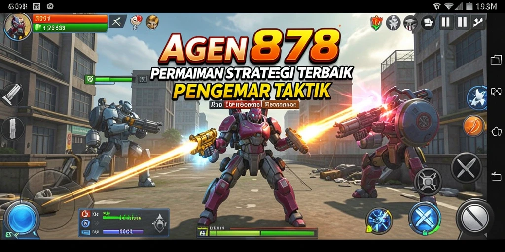 Tampilan menarik dari gameplay strategi AGEN878 yang mendebarkan.
