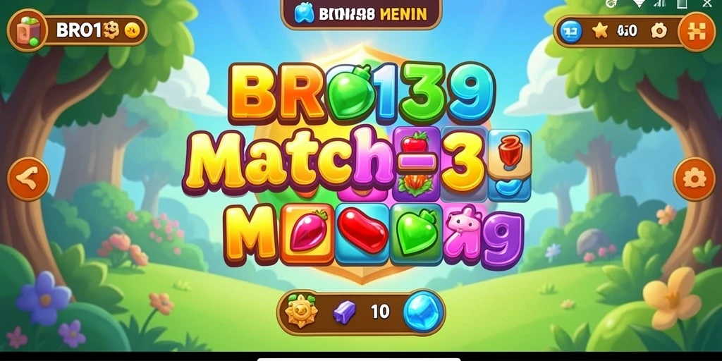 Tangkapan layar permainan BRO138 menunjukkan kombinasi warna yang menawan.