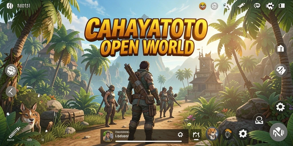 Tampilan gameplay CAHAYATOTO yang menarik dan luas.