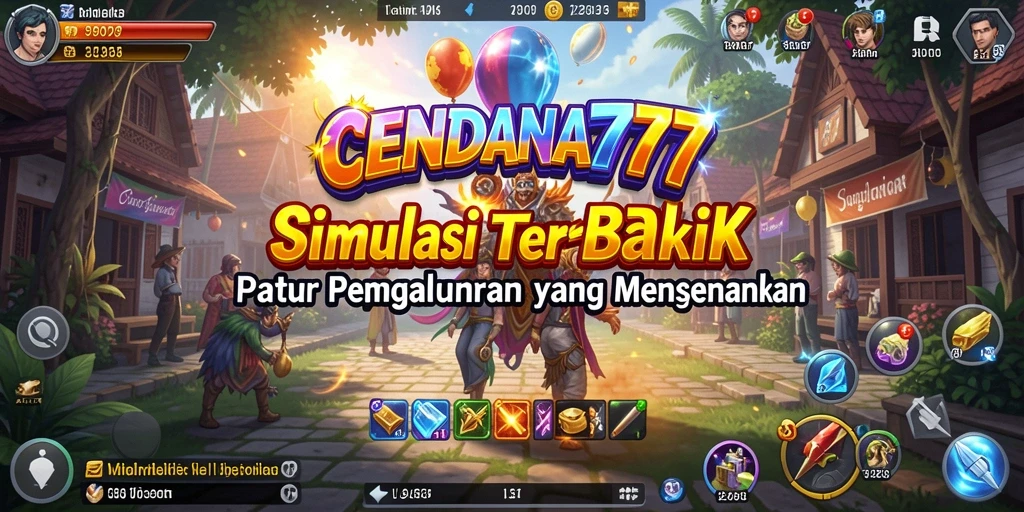 Screenshot gameplay CENDANA777 menampilkan pengalaman simulasi yang seru.