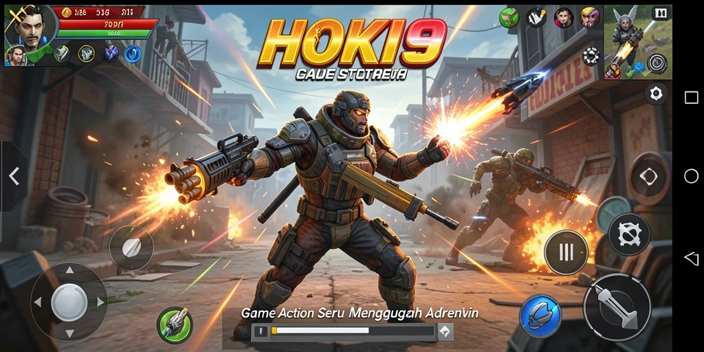 Screenshot HOKI9 menampilkan aksi mendebarkan dalam pertarungan yang intens.