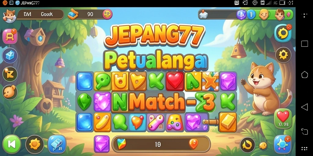 Gameplay seru dari JEPANG77 dalam kategori Match-3.