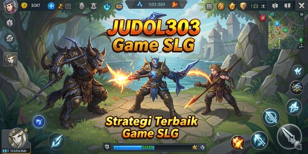 Tangkapan layar dari gameplay seru di JUDOL303, menunjukkan strategi pertempuran.