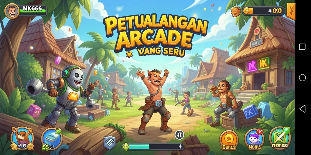 Tampilan gameplay NK666 yang mendebarkan dan penuh aksi.
