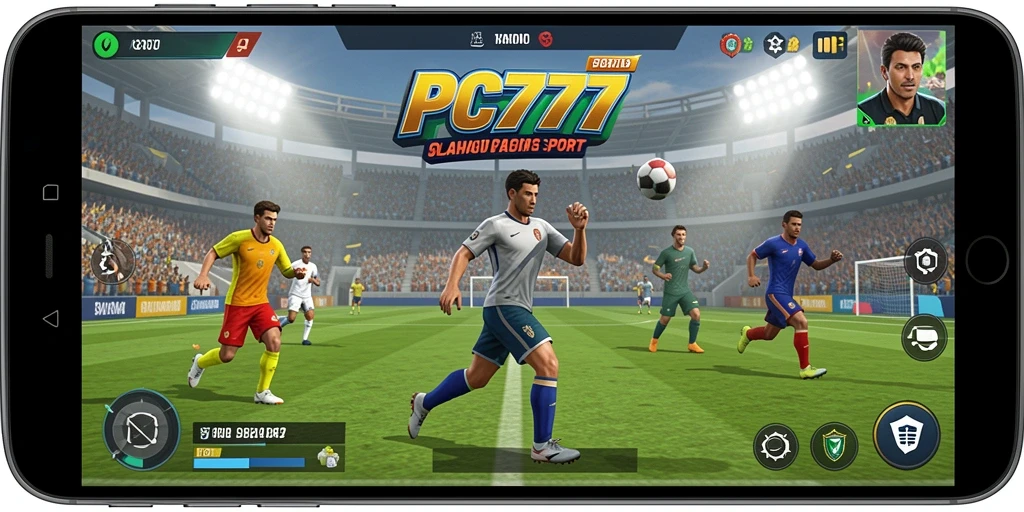 Screenshot gameplay PC777 yang menunjukkan aksi seru dalam permainan olahraga.