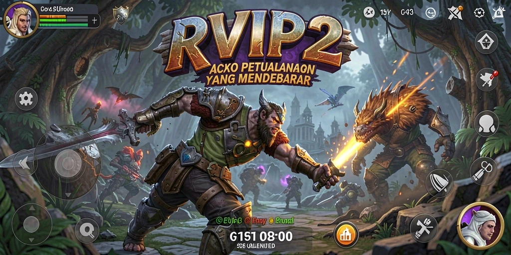 Tampilan gameplay RVIP2 yang seru dan mendebarkan.