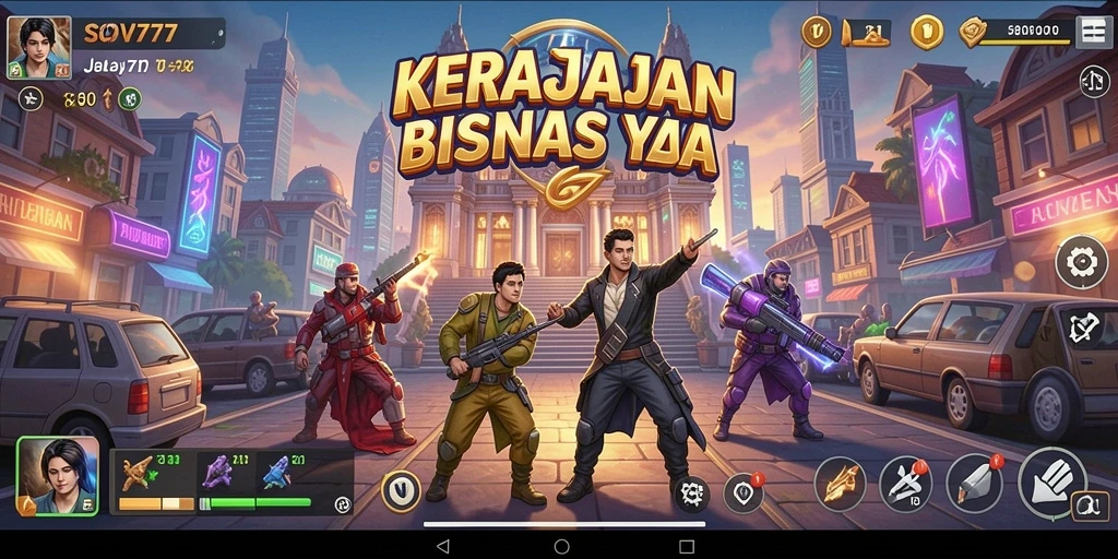 Screenshot menunjukkan antarmuka gameplay SOV777 dengan grafik menarik.